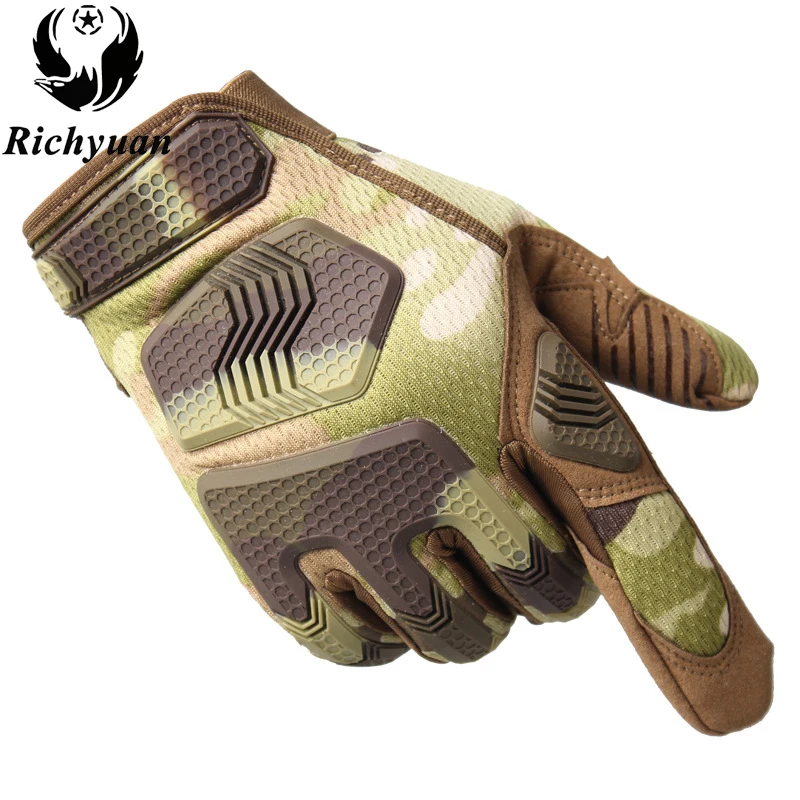 

Men Military Tactical Gloves Full Finger Combat Gloves Anti-slip Hunting Luva Tatica Army Airsoft Paintball Guantes Handschoenen