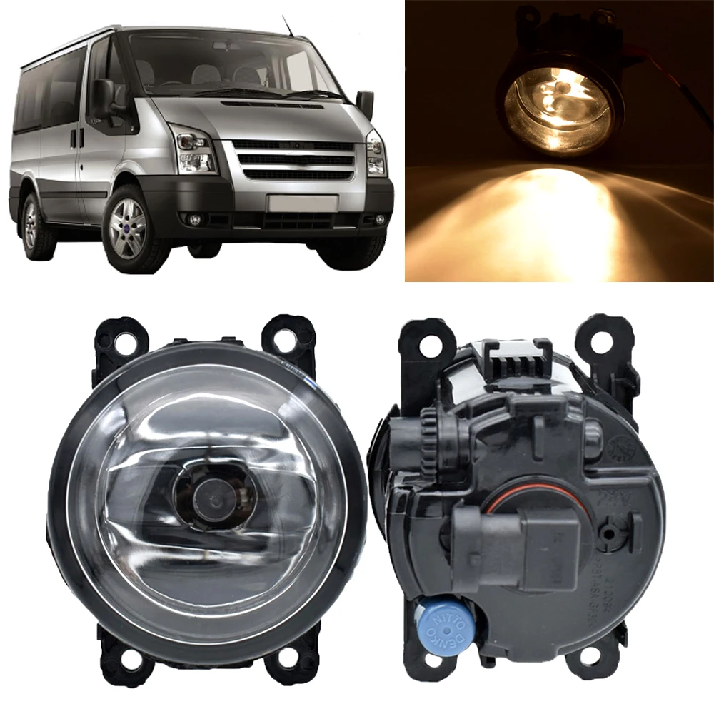 

1 пара для Ford Transit транзита галогенная лампа противотуманная фара в сборе 12V Светодиодный Противотуманные лампы дневного света светильник т...