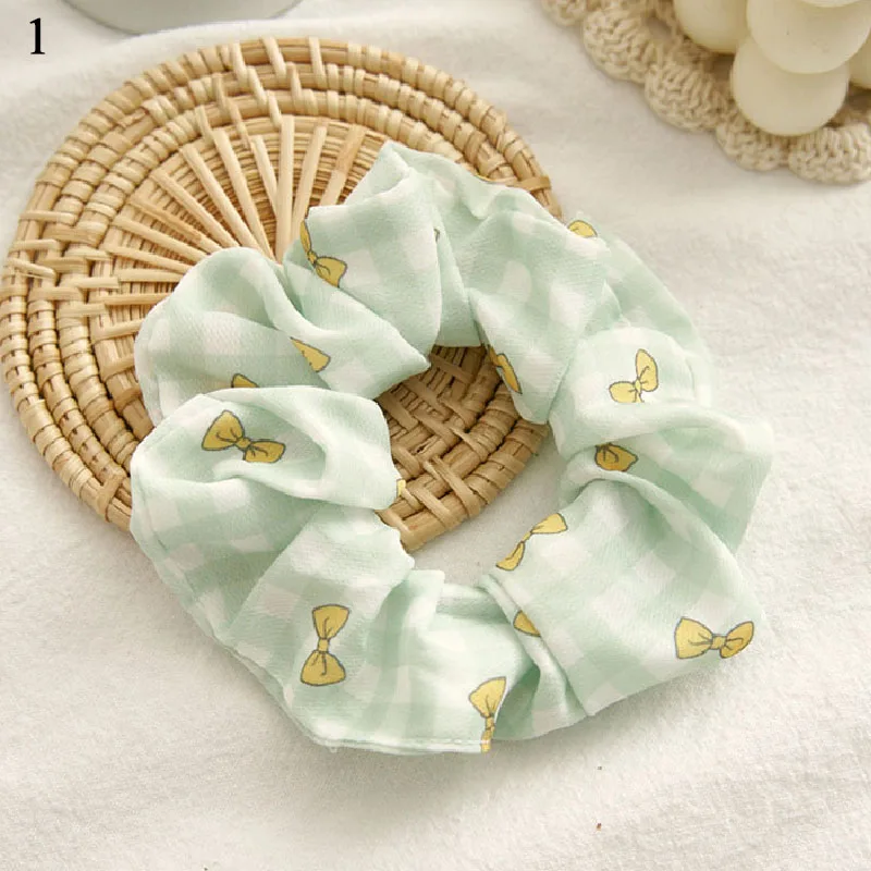 

Elastic Hair Bands Ponytail Holder Hair Accessories Bow Tie Stripe Hair Rope Rings Rubber Band Daisy Scrunchies Hairbands Rubber