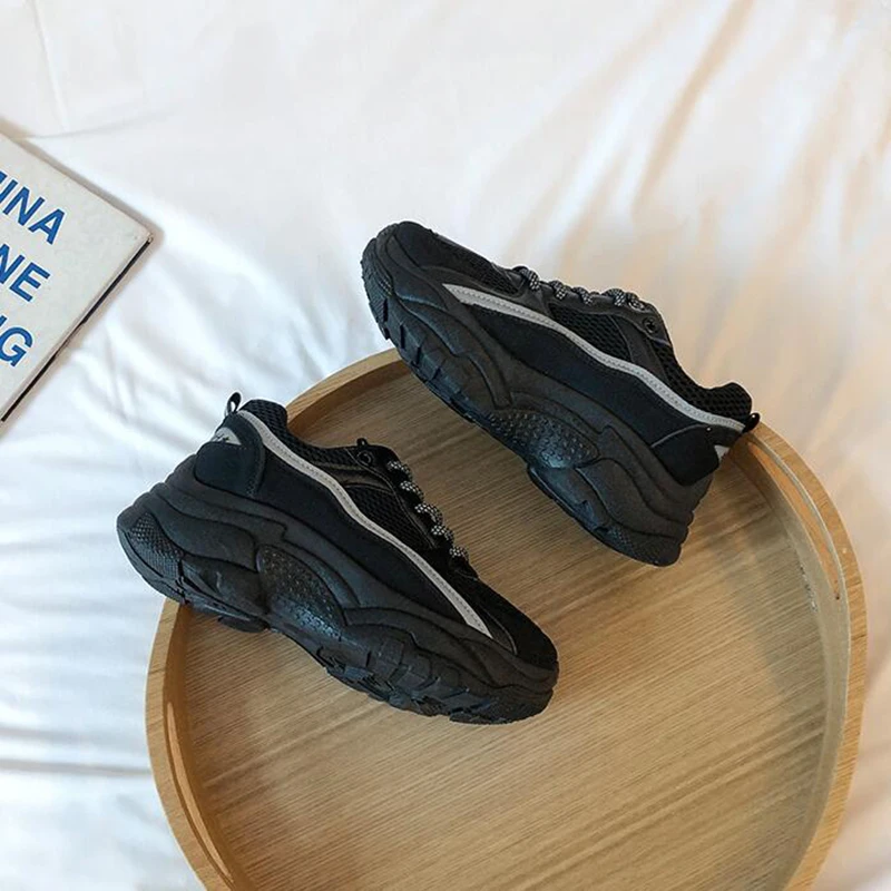 Светоотражающие кроссовки женская модная обувь для бега повседневные беговые