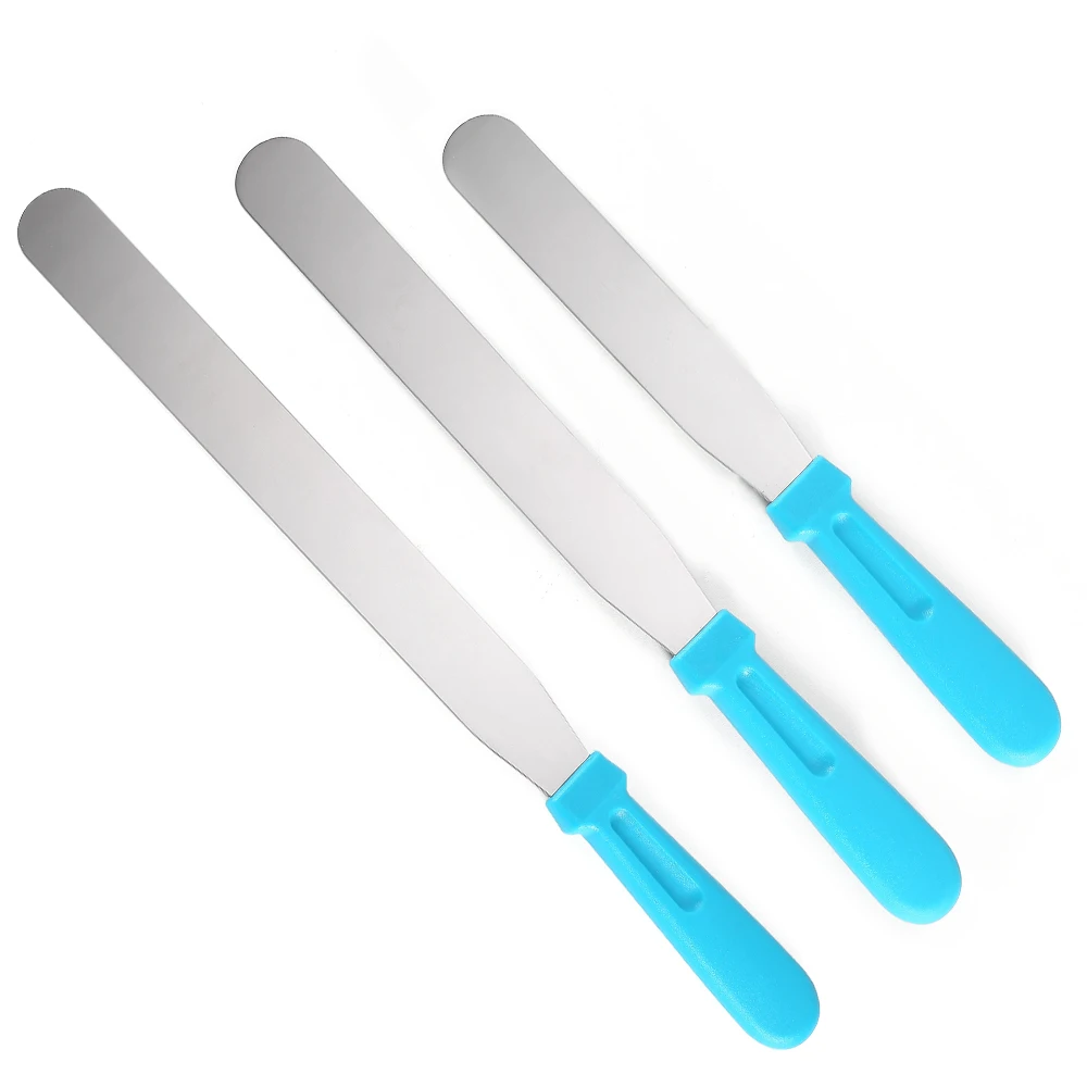 Нержавеющая сталь шпатель для торта сливочное масло глазурь нож глазури гладкие