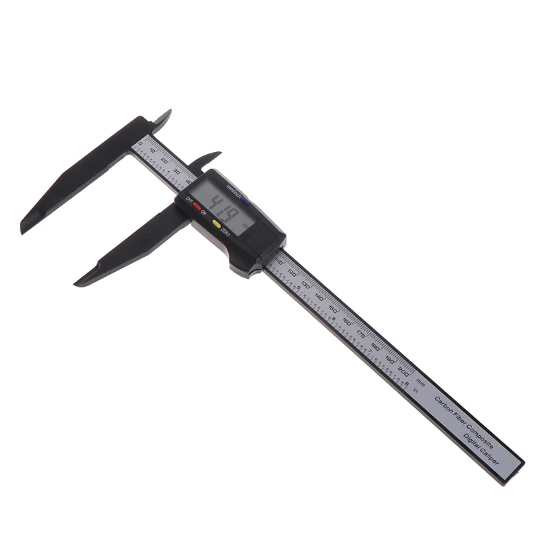

200MM 8 Inch LCD Digital Vernier Caliper Electronic Carbon Fiber Gauge Micrometer HX6C