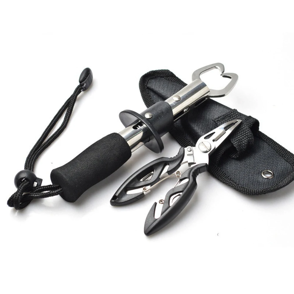 

Fish Tackle Fish Lip Stainless Steel Control Scissor Snip Fishing Grip Set Nipper Pincer Accessory Tool Clip Clamp Cutter Plier