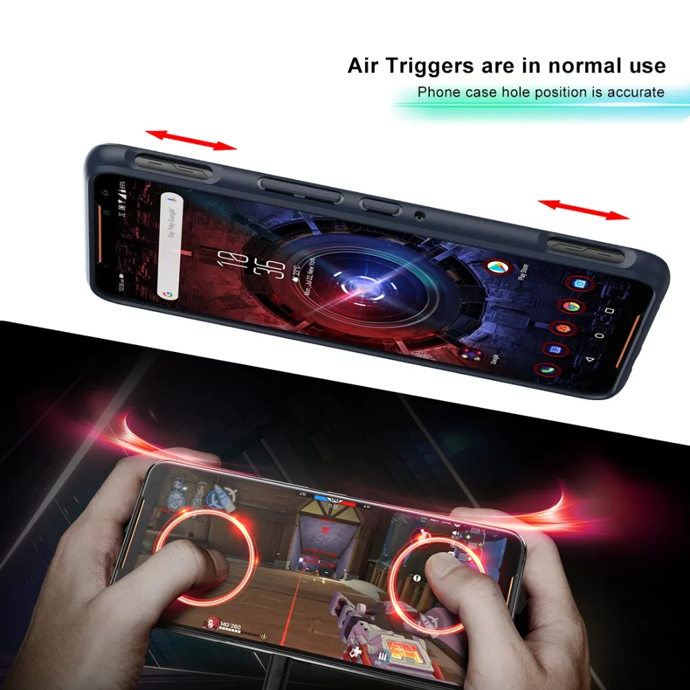 Для Asus ROG Phone II чехол матовый Мягкий силиконовый чехол для телефона Asus ROG Phone 2 Phone2 чехол