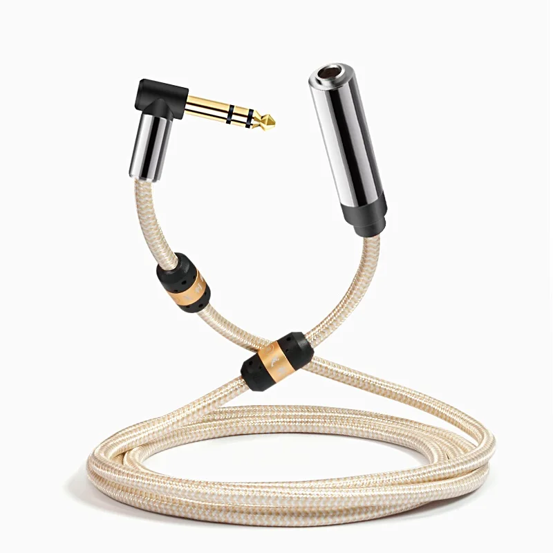 Удлинитель для наушников Hi-Fi 1/4 дюйма со штекером от 6 35 мм до | Аудио- и видеокабели