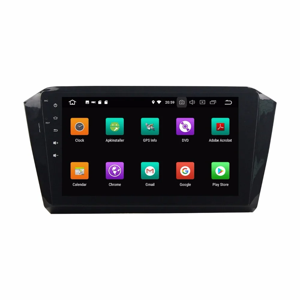 10 1 "Восьмиядерный Android 9 0 Автомобильный DVD плеер для Volkswagen Magotan 2016 2017 GPS радио 4G RAM