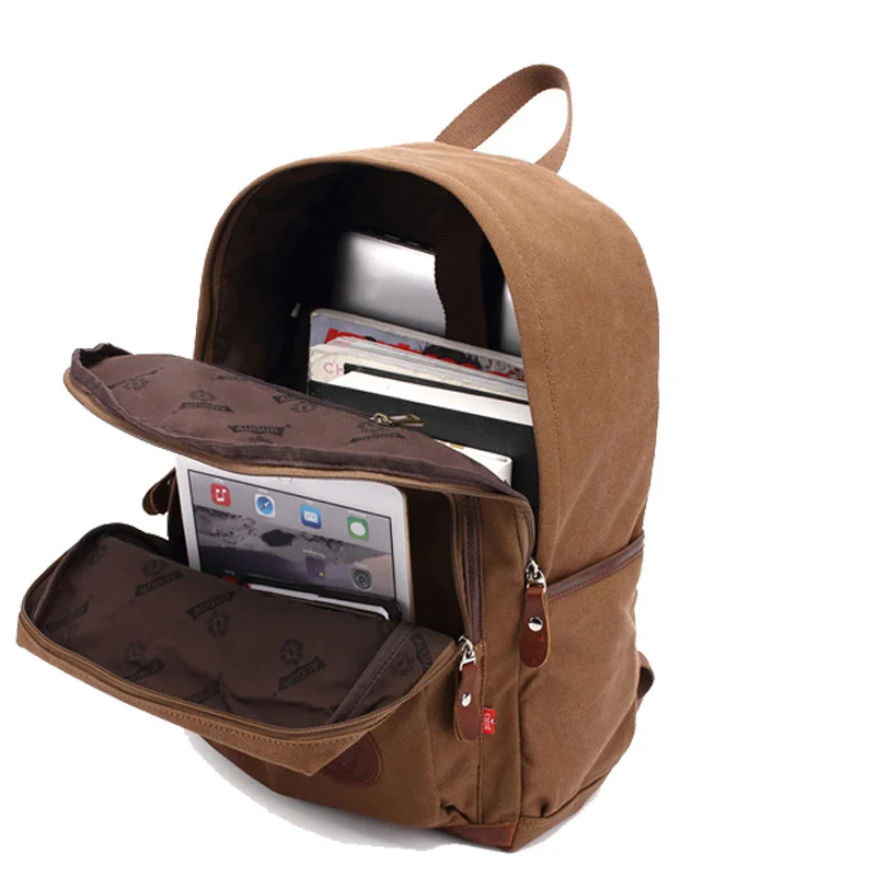 

Chuwanglin Fashion Vintage Man's Canvas Backpack Travel Schoolbag Male Backpack Men Large Capacity Rucksack Shoulder School Bags