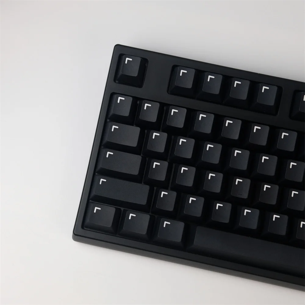 Черные пиксельные колпачки клавиш GMK PBT механическая клавиатура с сублимационной