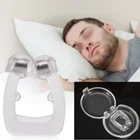 Силиконовый магнитный зажим для носа против храпа, с чехлом