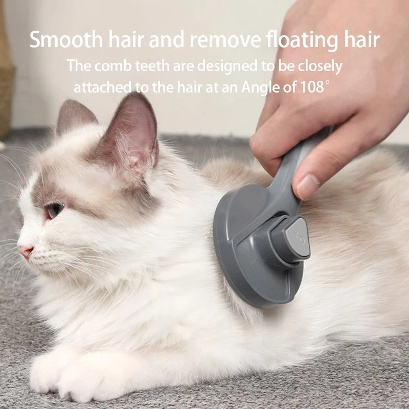 

Pet Fur Hair Knot Cutter Double Sided Dog Cat Hair Removal Rake Comb For Dogs Cats Grooming Brush Hair Finishing Trim Brusher