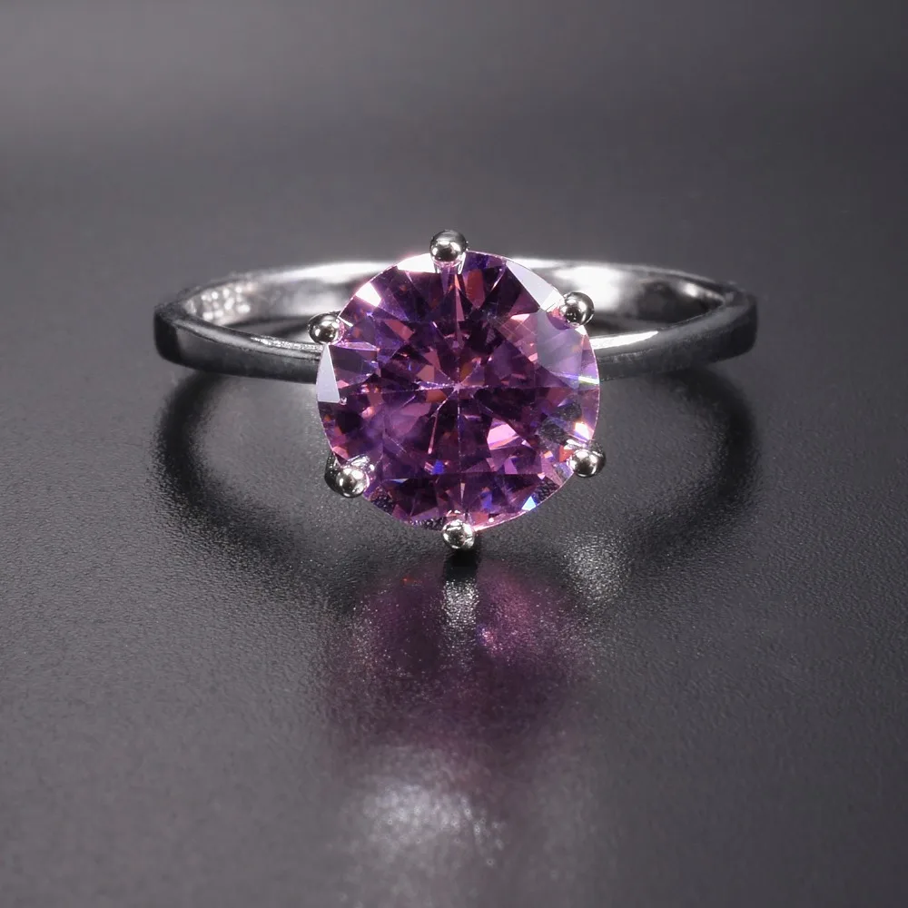 Лидер продаж Брендовое кольцо из стерлингового серебра 925 пробы классическое с