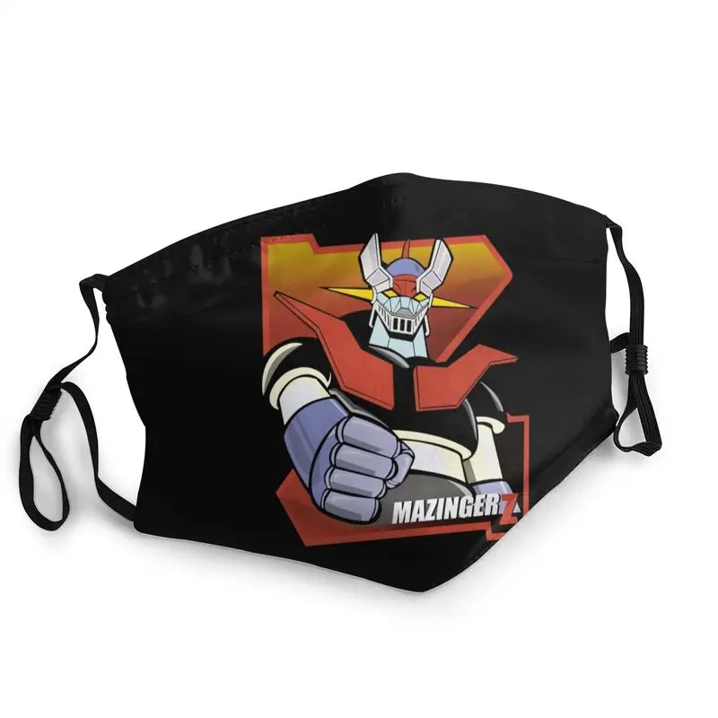 

Маска для лица Mazinger Z многоразовая унисекс, пылезащитный респиратор для защиты от пыли и смога В Стиле НЛО, робот-грендайзер