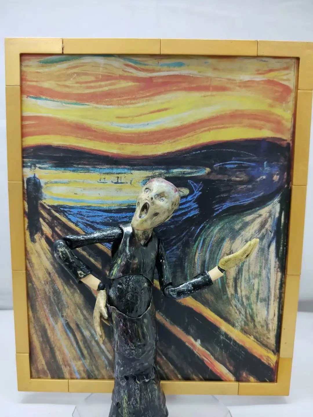 

Figma SP-086 The Table MuseumThe Scream PVC Action Figure Funny Figurine Model Toy