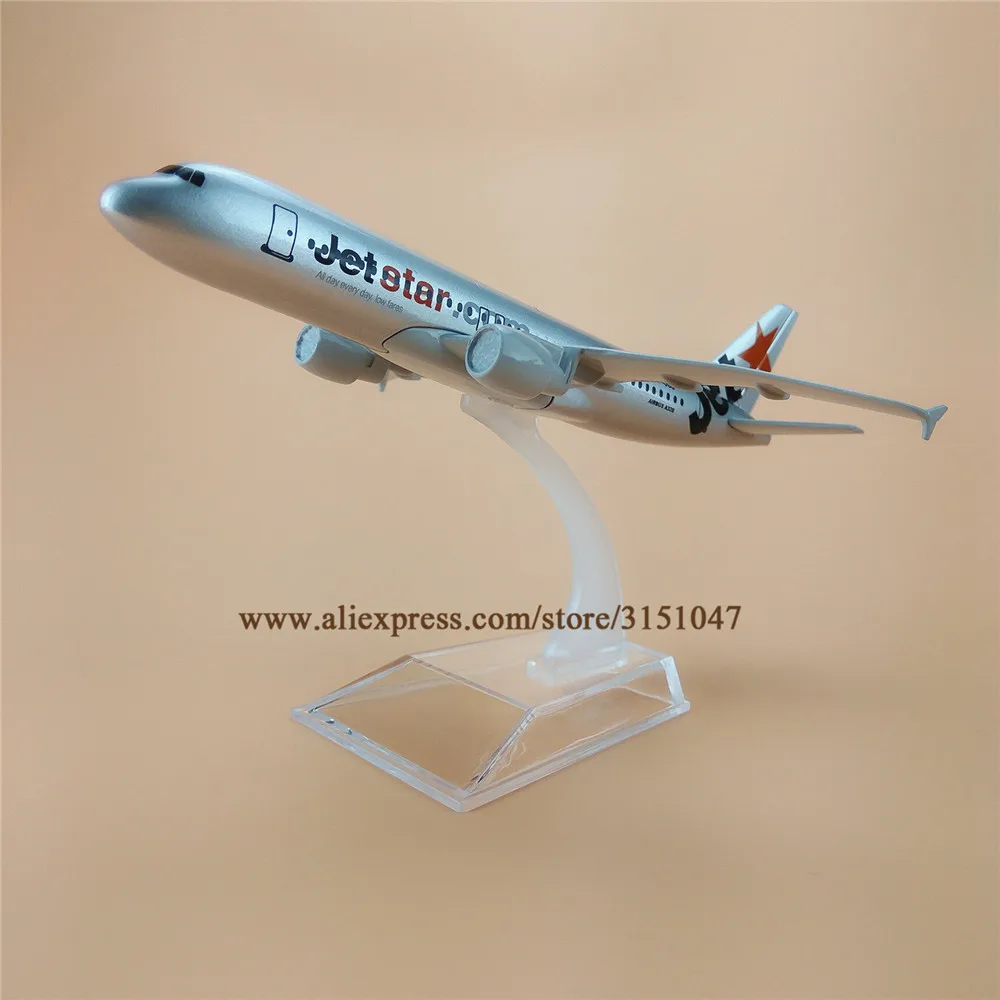 Сплав металла Jet Air Jetstar A320 Airlines модель самолета Airbus 320 Airways Детские Подарки 16 см |