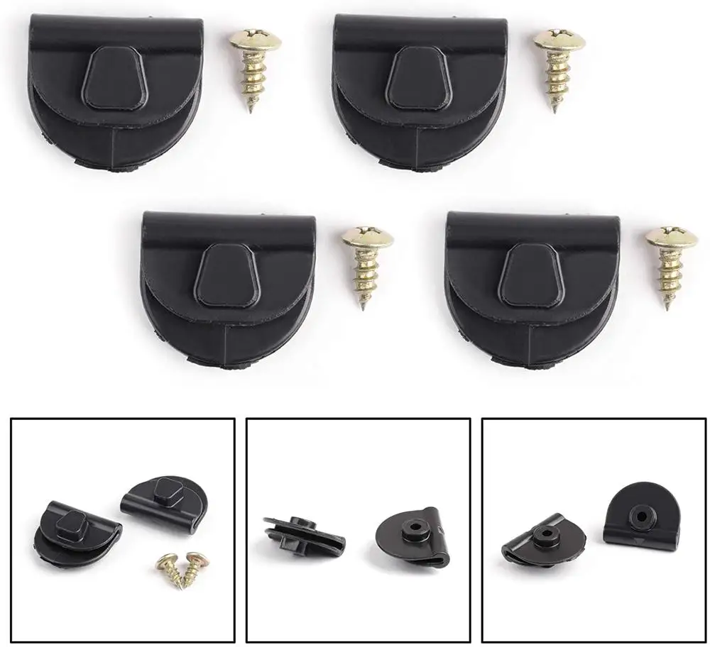 Черный боковой зажим для крышки аккумулятора L и R подходит Sportster Xl883 Xl1200 48 72 2004-2018 |