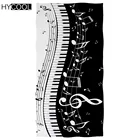 Мягкие плавающие полотенца с принтом музыкальных нот пианино быстросохнущие спортивные полотенца Toallas абсорбирующие устойчивые к выцветанию для женщин и мужчин