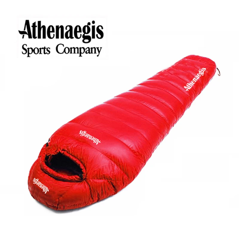 Белый гусиный пух Athenaegis 2500 г удобный зимний спальный мешок для мамы с