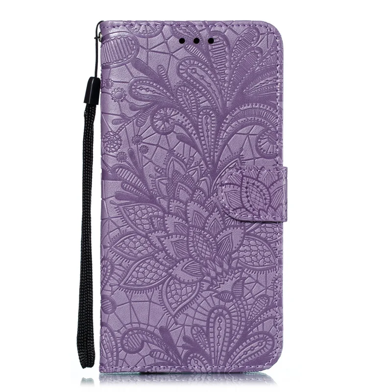 Кожаные чехлы книжки для Redmi Note 7 M1901F7G M1901F7H чехол с кружевными цветами Xiaomi Red mi NOTE PRO