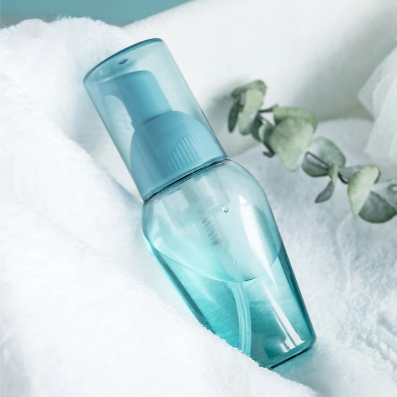 

1set Sky Blue Travel PP Bottle Portable Essence Shampoo Gel Shower Bottles Perfume Skin Care Container Plastic Bottles