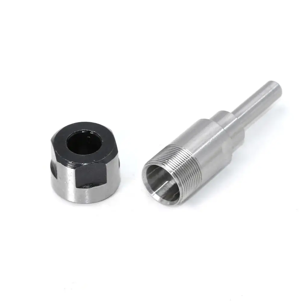 

1 pc 1/4" 8mm 12mm 1/2" Shank 6mm shank Router Bit Extension Rod Collet Engraving Machine Extension Milling Cutter for Wood