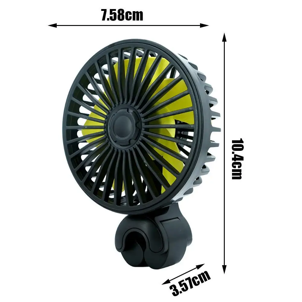 

Universal Car Hook Car Back Seat Headrest 3 Speed 5V USB Fan With Switch Air Cooling Fan for Car Truck SUV Boat