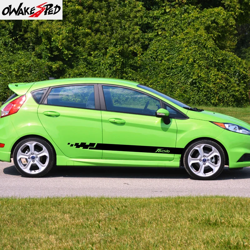 Автомобильная виниловая пленка полосатые наклейки на крышку капота автомобиля