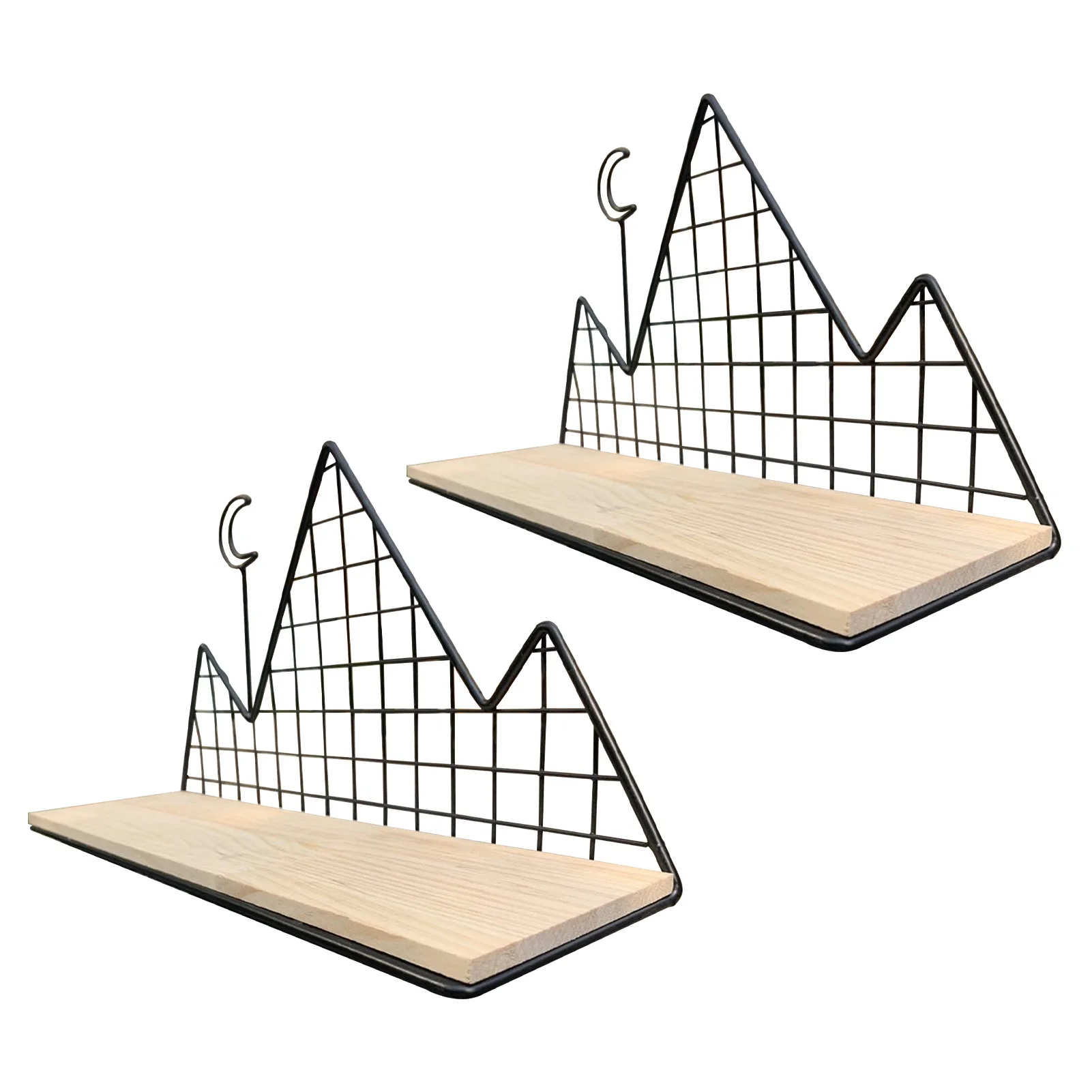 

2pcs/set Floating Shelf Bedroom Hotel Bathroom Storage Organizer Easy Install Wall Mounted Kitchen Modern Display Rack Office