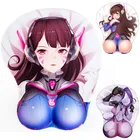 Милый силиконовый коврик для мыши для косплея OW D.VA Widowmaker Lacroix нужной формы