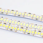 Светодиодная лента, 5 мрулон, 12 В постоянного тока, 2835, 1200, ширина 10 мм, разрез 1,25 см, мощная линейсветильник Лента 18 Вт, мягкая лента для внутреннего потолочного фона