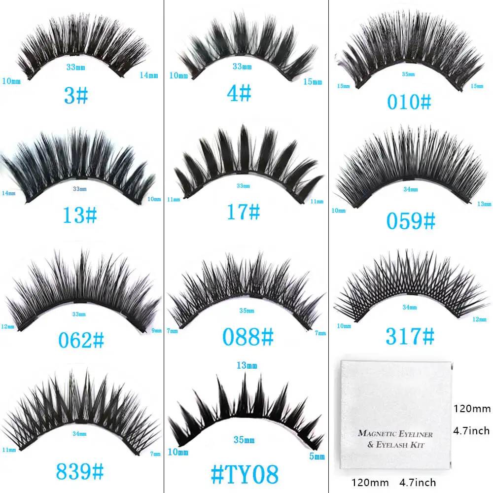 Новинка смешанные магнитные ресницы горячая натуральная подводка для глаз 3