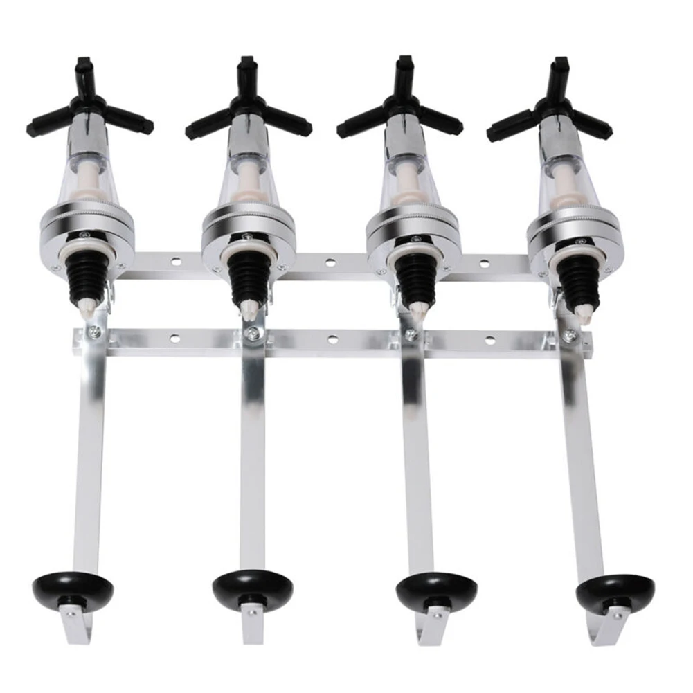 

Holder Drink Dispenser Bar Accessory 4 Bottle Stand Optics Wall Mounted