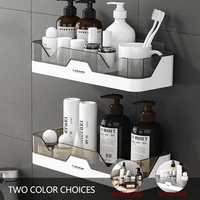 plastic shelf storage rack for bathroom shampoo holder shower shelves cosmetic rack home organizer kitchen storage accessories