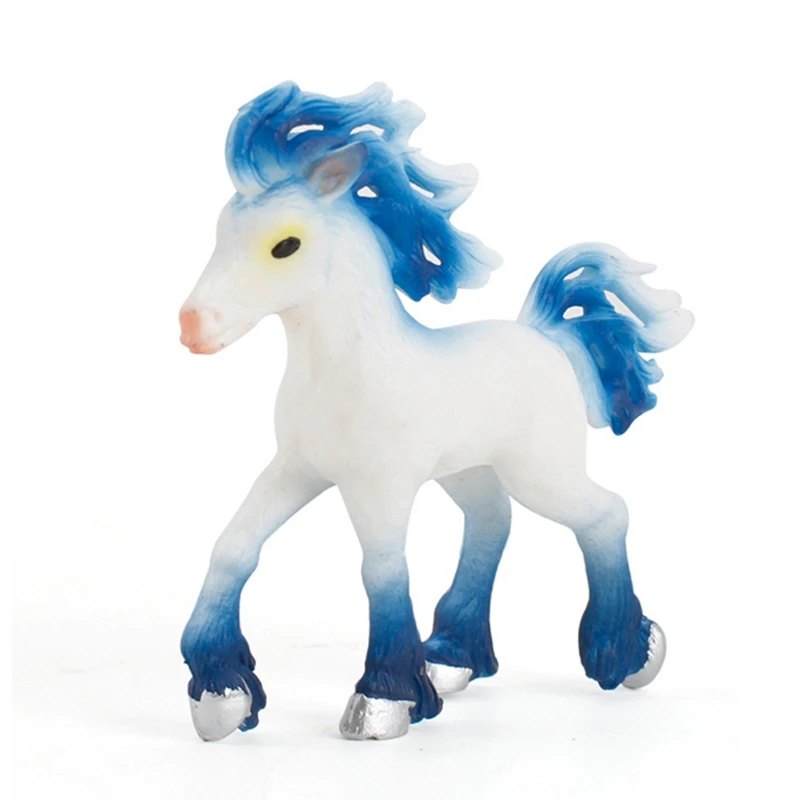 Кукла Пегас модель игрушки одноцветная единорога летающая фигурка лошади