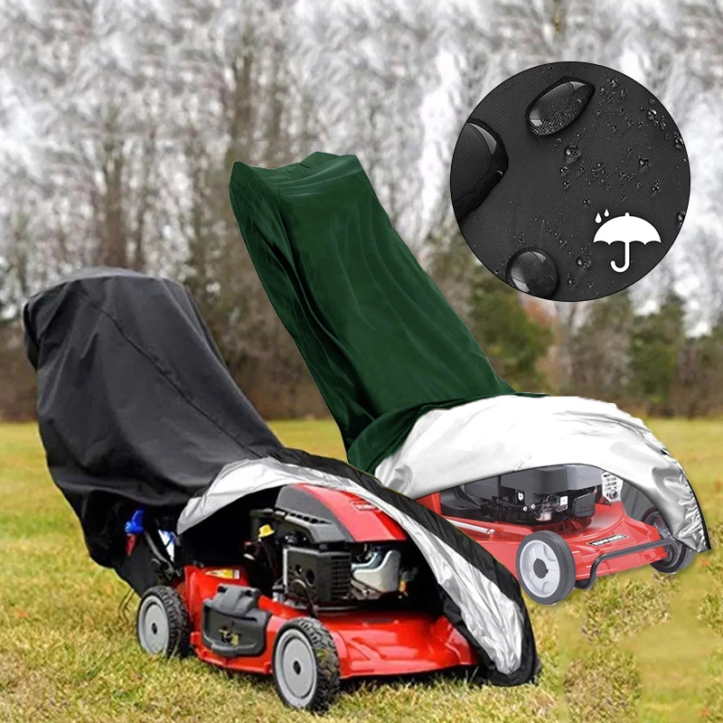 

Mower Protective Cover Rainproof Sunshade Sunscreen Weeder Cover Hand Push Type Lawn Mower Dust Covers Storage Bag Supplie