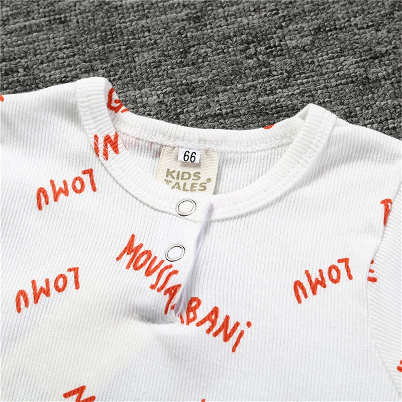 

Summer infant short-sleeved one-piece geometric pattern baby triangle romper thin section fart clothes