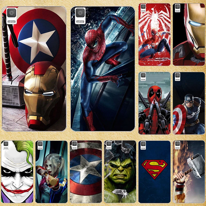Чехол для телефона Super Hero чехол BQ Aquaris E6 E5 M4.5 M5 M5.5 3G 4G C Мягкая силиконовая задняя