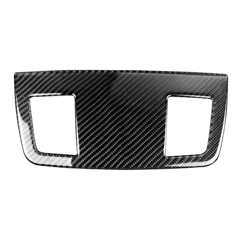 

for -BMW E90 E92 E93 3 Series Car Interior Carbon Fiber Dashboard Speaker Panel Decoration 2005-2012 Car Styling