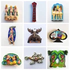 Сувенирные магниты для холодильника Alaska, Гавайи, Гавайи, Чикаго, США, туристические наклейки на холодильник, кухонные украшения, изделия из смолы, подарочные идеи