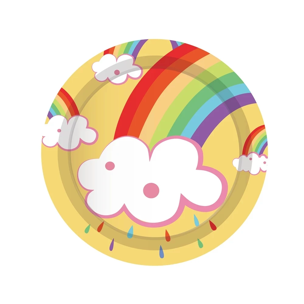 130*220 см цветная Радужная скатерть для детского праздника одноразовый