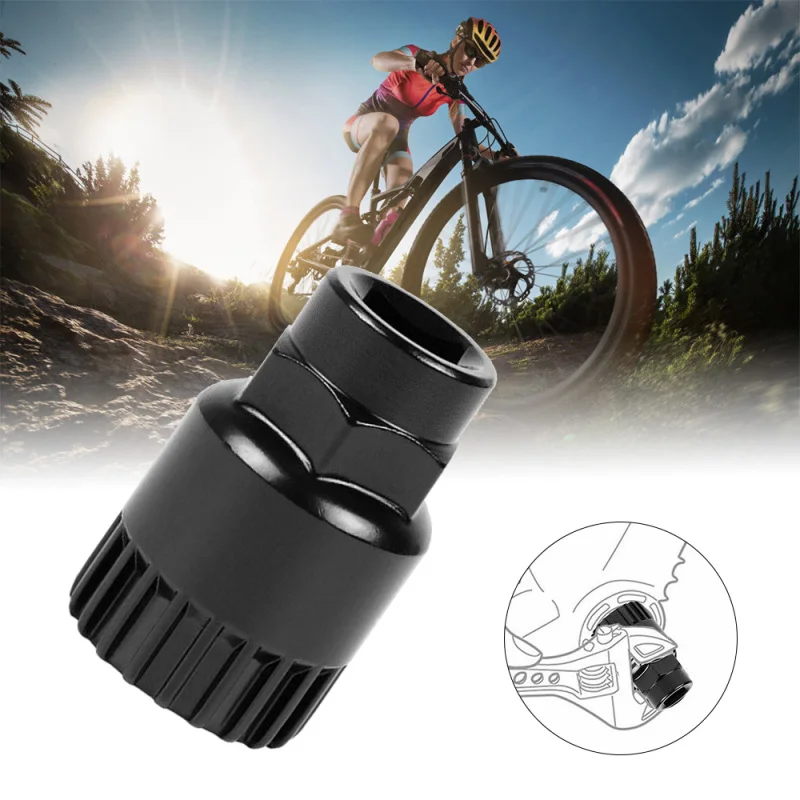 Инструмент для демонтажа каретки велосипеда BB Съемник торцевой гаечный ключ