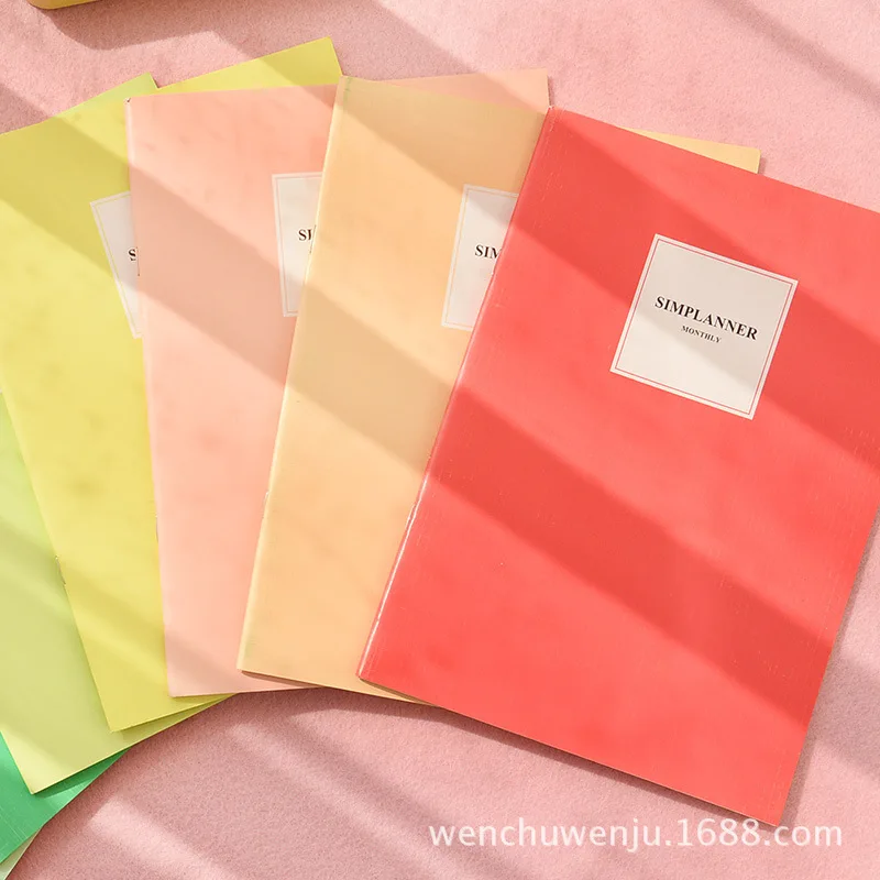 B5 светильник Цвет ed крышка сборника упражнений Тетрадь дневник лаконичные