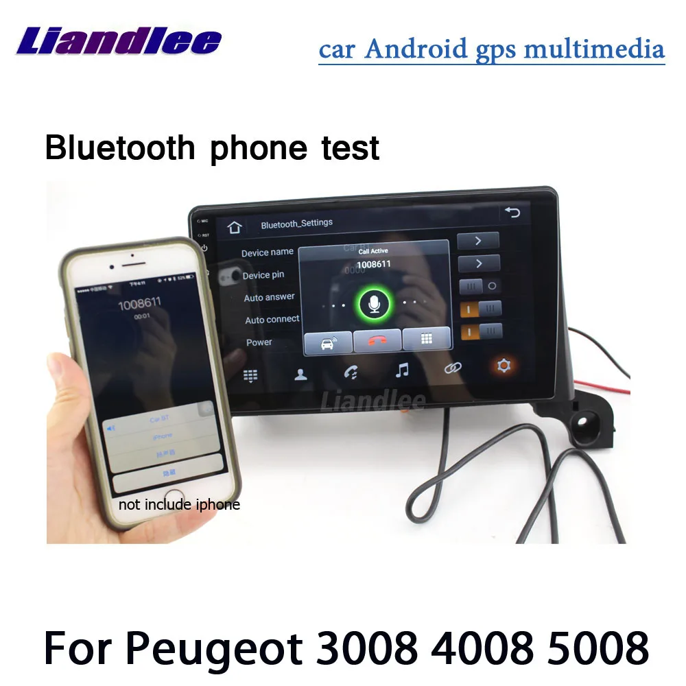Автомагнитола 2 Din Android мультимедиа для Peugeot 3008 4008 5008 2016 2020 стерео аудиоплеер Carplay