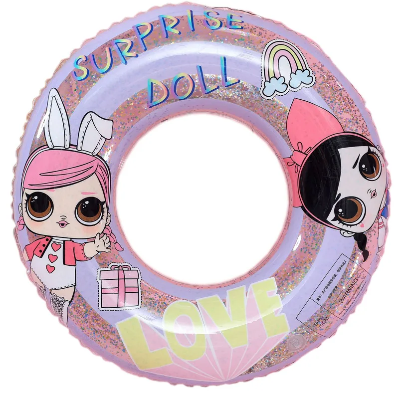 

Inflatable Rubber Ring for Girls 2-14 Years Pool Float Baby Swimming Ring Water Wheel Swimming Circle Pool Party Toys