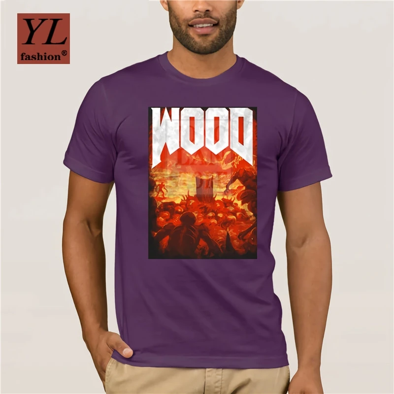 

2020 Summer New Arrival Casual Sports men's t-shirt 100% Cotton Wood Fashion Street Short Sleeve t-shirt
