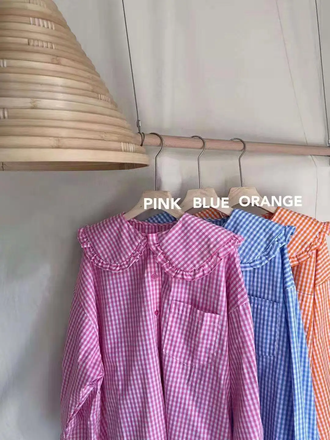 

REALEFT 2021 New Long Sleeve Ladies Shirts Fashion Chic Doll Collar Plaid Design Casual Oversize Loose Long Women Blouse Female