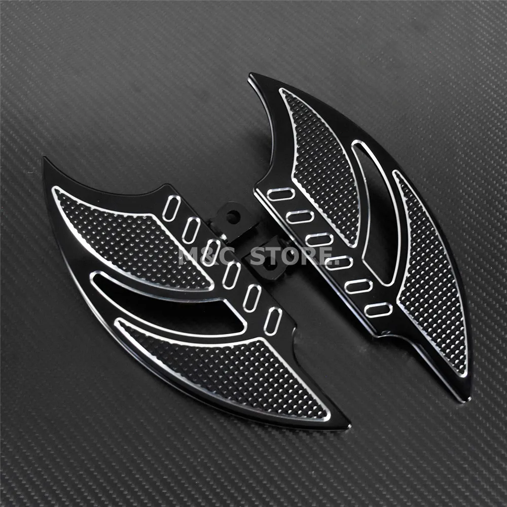 Мотоциклетные черные напольные подножки педали для Harley Sportster 883 1200 XL Touring Electra Glide