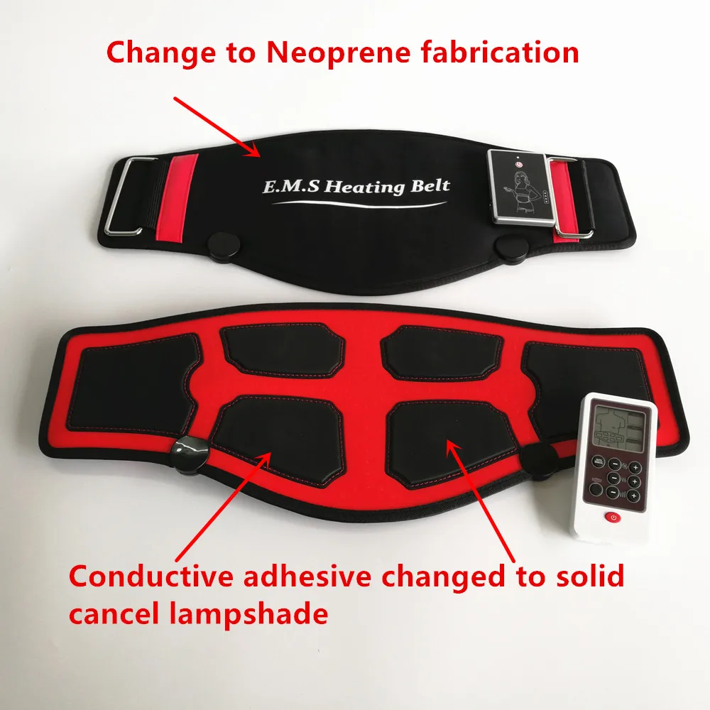 Электрический пояс для похудения фитнес-массаж импульсный массаж вибрация