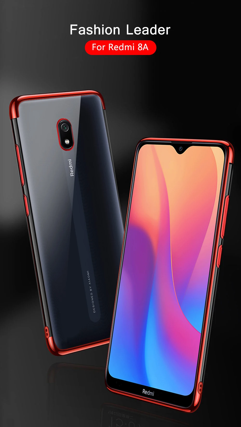 Чехол для Xiaomi Redmi 8A, тонкое прозрачное покрытие, мягкий силиконовый чехол из ТПУ для Redmi Note 8 Pro Redmi 8, чехол для телефона