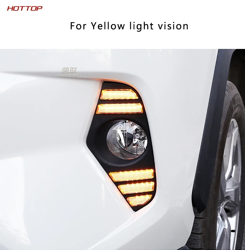 

ABS 3 Colors Daytime Running Light Day Light Led for Toyota RAV4 5th 2019 2020 LED