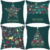 merry christmas 4545 linen pillow covers christmas gifts home sofa cushion cover decoration for living room set of 1246 pcs